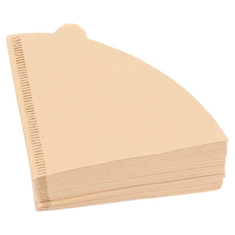 Filter Paper, Disposable, Dust Reduction, Coffee Filter Paper, 100 Pieces,