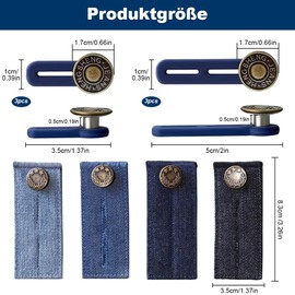Hosenbunderweiterung Knopf, 10Stück Taille Extender Elastischen Knopf, Einziehbare Knöpfe, Jeans Einziehbare Knöpfe, Adjustable Bund Expander Jeans für Hemd Hosen Kleid Hosen Schwangere Hosen-Unisex