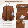 RAINSMORE Backpack Purse for Women Fashion Leather Backpack Designer Ladies