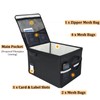 File Box with Lock 5200°F with Heat Insulated,Fireproof Box File