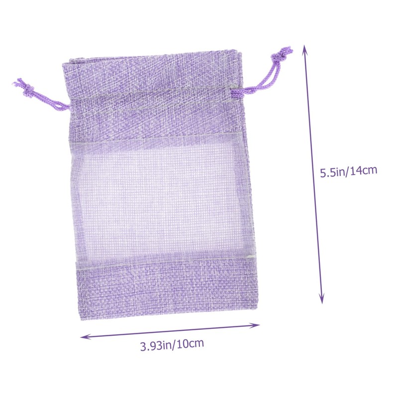 ABOOFAN 10Pcs Empty Lavender Sachets Scented Bags for Spices Jewelry