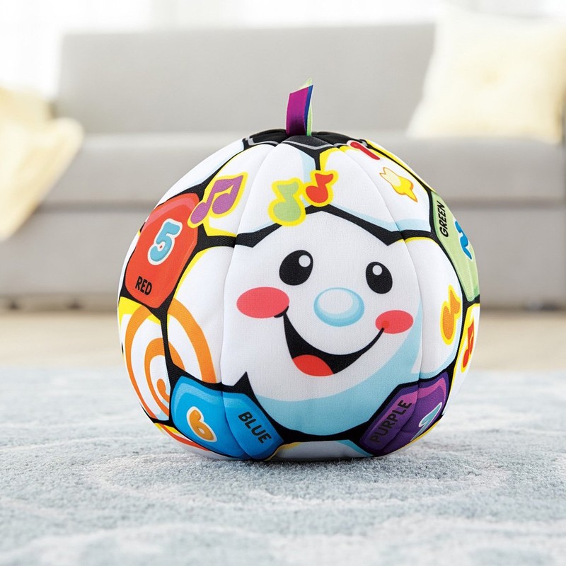 Fisher-Price Baby Learning Toy Laugh & Learn Singin’ Soccer Ball