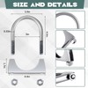 Geetery 2 Pcs Swivel Style 3 Inch Exhaust Hangers Heavy
