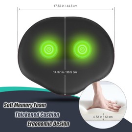 TENTOTEN Drum Throne with Backrest, 4.7in Comfortable Memory Foam Drum Chair with Strong 4 Legs, Hydraulic Drum Throne with Soft Velvet Fabric Top Drum Thrones for Adults and Beginner