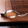 MaoTopCom 6-Pack E14 4W C35 Dimmable LED Filament Bulb, 2200K