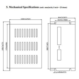 KL-2283 8.3 Amp Digital Bipolar Stepper Motor Driver, AC 80-220VAC – 32 bit DSP Based