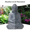 TOETOL Outdoor Buddha Large Statue Meditative Asian Zen Indoor 20”