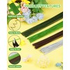 FIVEIZERO FIVEIZERO 18 Gauge LightGreen Floral Wire Stems for Artificial