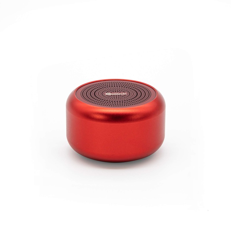 GETTTECH Mini Bocina Inalambrica Melodic Rojo, Bluetooth 5.0, USB 2.0,