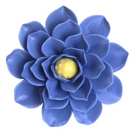 Enjthe ulellife 3d decorations Ceramic Flower Wall Decora Porcelain Flower Wall Decor 3D Wall Art Decoration for Living Room Bedroom 3d flower wall art (4.7")