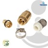 tecuro Suction Filter Set 1 1/2 (6/4) Inch Brass, Foot