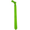 K. Alexander Skinny Lime Green Tie 2 Inch Solid Mens
