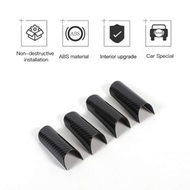 JeCar Carbon Fiber Interior Trim Accessories for 2007-2010 Jeep Wrangler JK JKU 2 Door & 4 Door