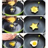 Stainless Steel Egg Shaper Cooking Kitchen Tools Pancake Mold, 6Pcs