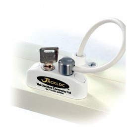 JACKLOC Cable Window Restrictor - Child Safe Lock White