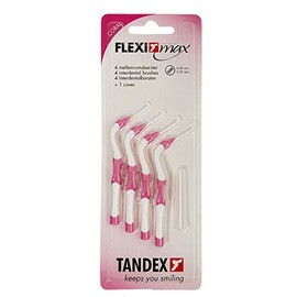 Tandex Flexi Max Cylindrical Interdental Brushes Pack of 4 in Blister Packaging Coral 27g