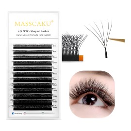Blister Masscaku Extensiones De Pestañas 6d W Shape Volumen