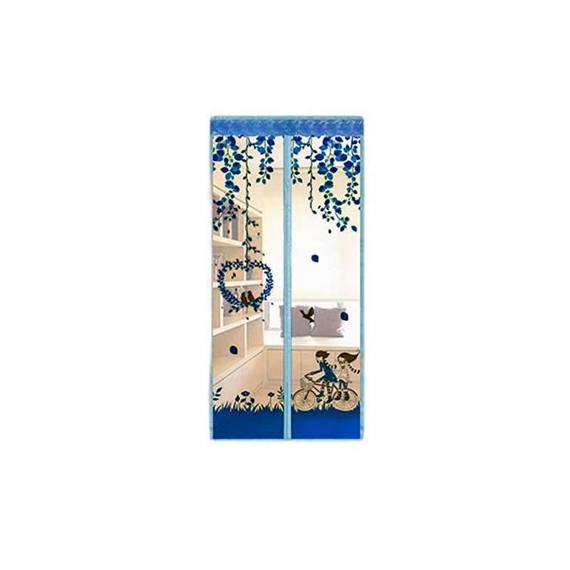 Magnetic Fly Screens Automatically Mosquito Mesh Curtain for Doors Keep