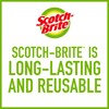 Scotch-Brite Heavy Duty Outdoor Scrubber, Ideal for Concrete, Patio Bricks,