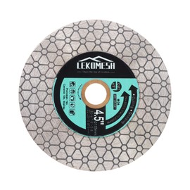 LEKOMESH Tile Diamond Blade 4.5"/115mm Diamond Saw Blade for Cutting and Grinding Granite Marble Ceramic Porcelain Tile,Arbor 7/8"-5/8"