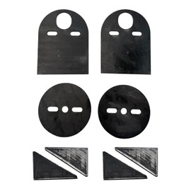 IBESTWOLF Air Ride Suspension Bag Mounting Brackets for 1997 & Older 2WD Import Mini Truck Front Suspension with Torsion Bar