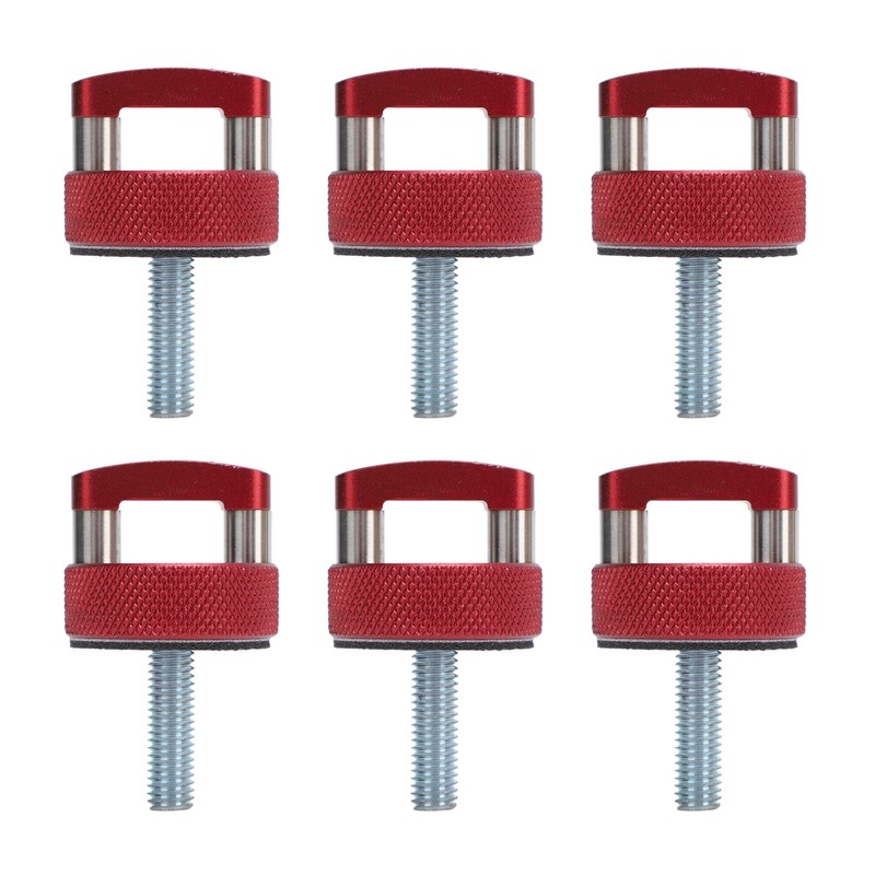 6PCS Hard Top Quick Removal Fastener Thumb Screw with D