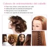 Cabeza De Entrenamiento De Maniquí De Peluquería 24 Pulgadas