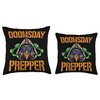 Doomsday Prepper Survival Prepper Throw Pillow