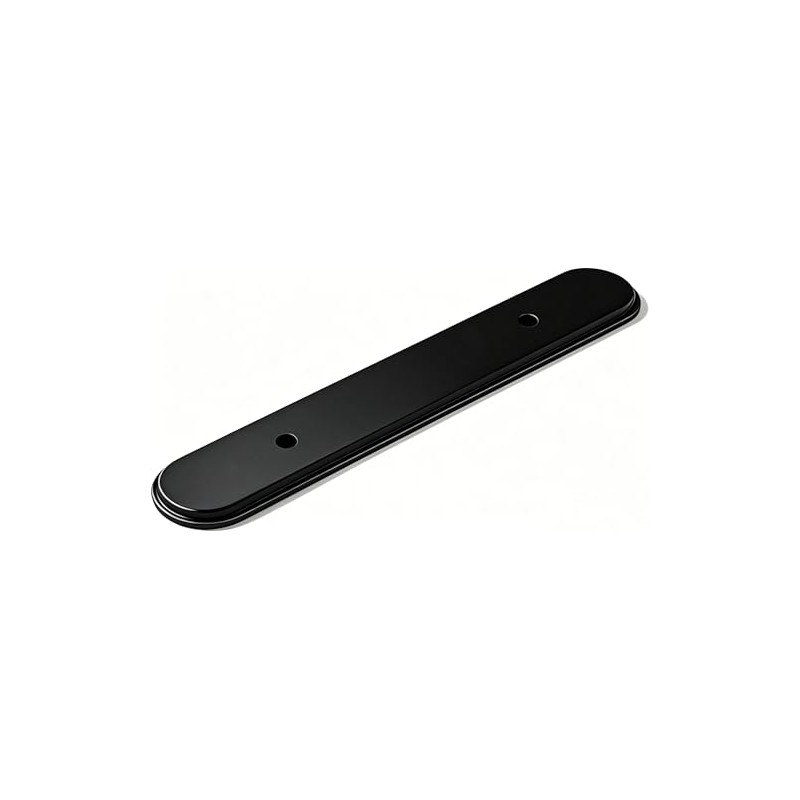 khtumeware 3 in. (76mm) Oval Cabinet Pull with Backplate, Matte