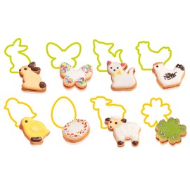 Tescoma Cookie Cutter, Green/Yellow, 22.1 x 10.1 x 3.8 cm