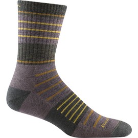 Darn Tough (5008) Men's Hike/Trek Highline Micro Crew Midweight with Cushion Sock, Taupe, 10-12