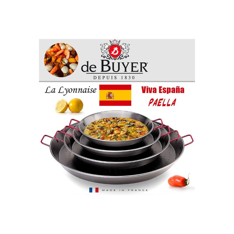 De Buyer Professional - 5026.40 - Paella pan "viva españa",