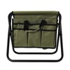 Household Essentials Collapsible Utility Stool, Olive Green