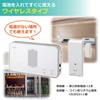 ELPA EWS-S5034 Wireless Chime Door Opening Sensor Set, Nursing, Offices,