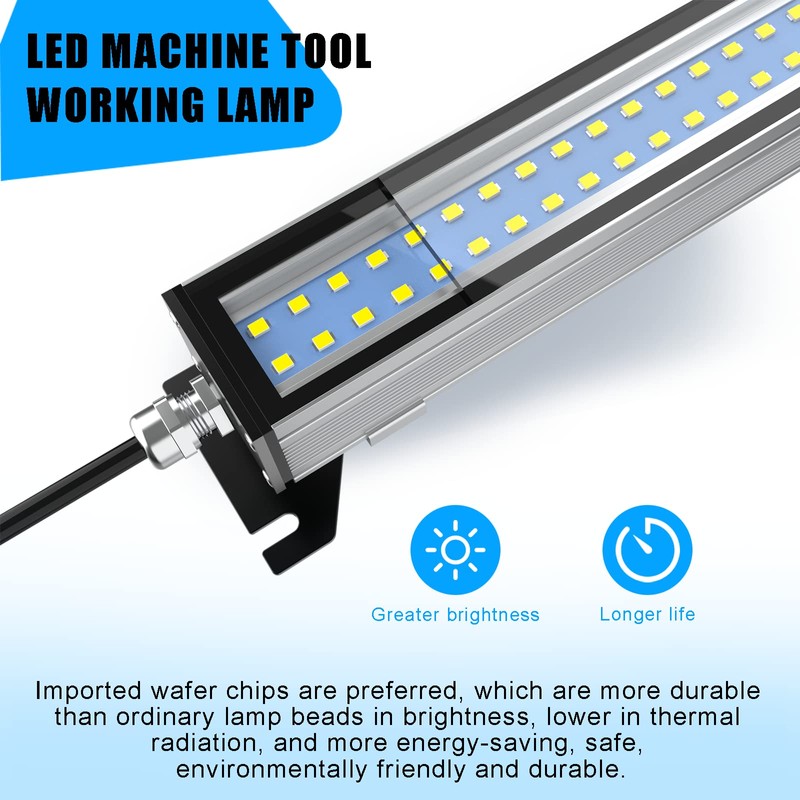 LED Work Light, 2500 Lumens Garage Light, 6500K (Super Bright