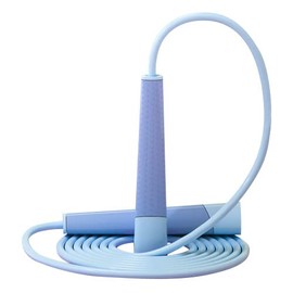 Double Jump Rope for Juniors, School Jump Rope for Elementary School Boys and Girls, Competition, Adjustable Length, Blue