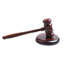 Namvo Wooden Gavel and Sound Block Set, Wood Gavel and Round Hammer Sound Block Perfect for Judge Lawyer Auction Sale