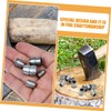 SUPVOX 25pcs Metal Axe Iron Fixing Accessories for Axe and