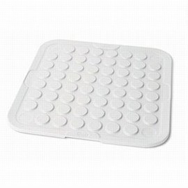 Addis Sink worktop drainer non slip drying mat, White