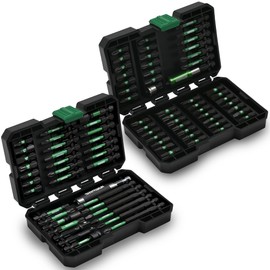 Steel Vision Tools 85pc Magnetic Screwdriver Bit Set Torx Bits Set with Tough Case，Impact Driver Bits with Drywall Dimpler – Comprehensive Precision Bits for Heavy-Duty Applications