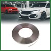 Motoforti 12M x 10mm Chrome Silver Tone Trim Decoration Strip