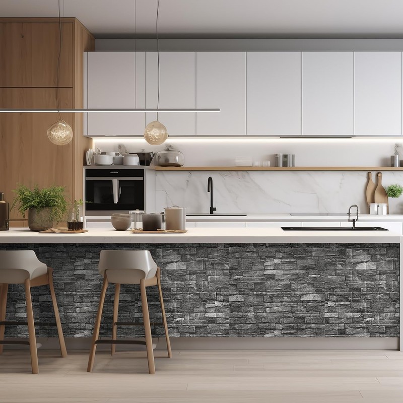 Yutianli 20PSC 3D Wall Panels Peel and Stick Faux Brick