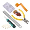 26Pcs Guitar Repairing Tool Kit Measurement Maintenance String Organizer Wrench