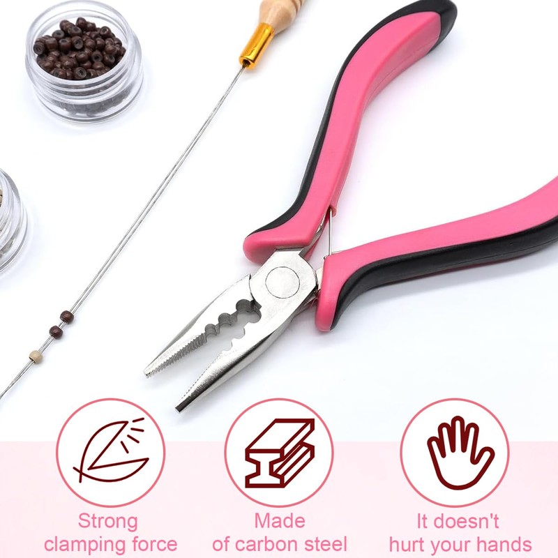 Hair Extension Pliers Kit Hair Extension Tools for Easy and