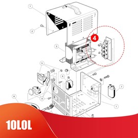 10L0L Heatsink Assembly with Diodes for Club Car 36V & 48V Electric Golf Cart PowerDrive Chargers Includes Fixings OEM 1015914 1012102 1012109