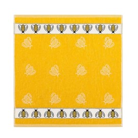 Kracht Terry Kitchen Towel Bees 50 x 50 cm Yellow
