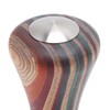 Colorful Wood Coffee Flat Tamper Stainless Steel Base Powder Hammer
