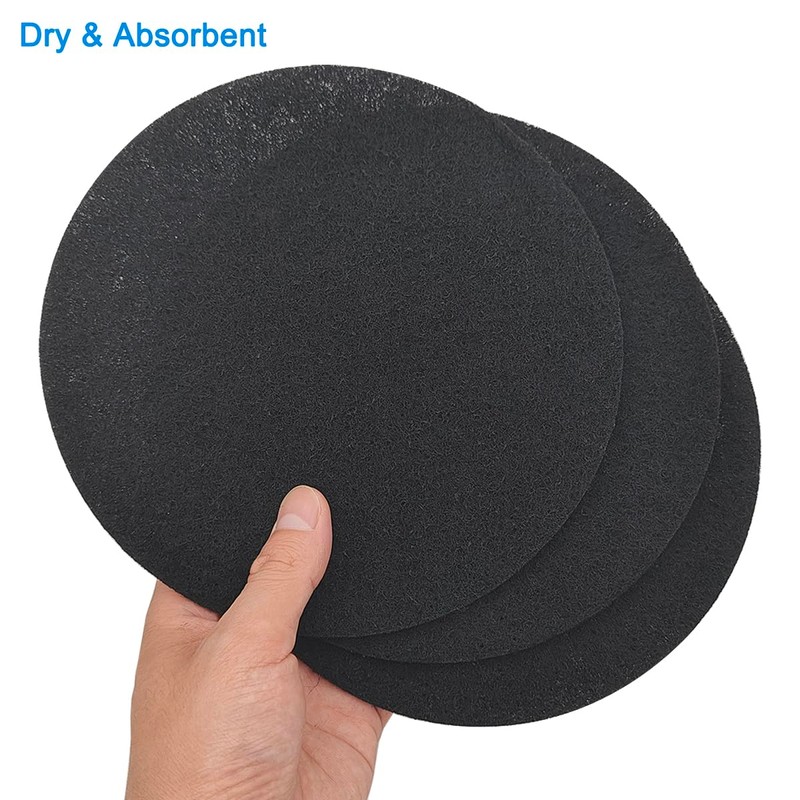 3 Pack Charcoal Filters for Compost Bucket, 6.7inch Compost Filter
