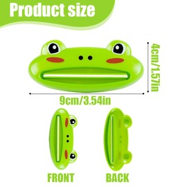 BEPSYOM 3 x tube squeezer with 3 self-closing toothpaste caps, toothpaste tube squeezer, suitable for toothpaste, hand cream