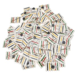 Tvoip 100 Set Mini Portable Sewing Kit Disposable Cotton Sewing Needles Kits DIY Handmade Home Sewing Tools Acceesories